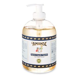 L'amande Marseille Sapone Liquido Vegetale Olii Essenziali Senza Profumo 500ml