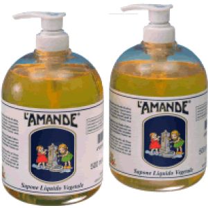 L'amande Marseille Sapone Liquido Vegetale Olii Essenziali Senza Profumo 500ml