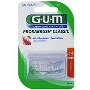 Gum proxabrush classic 412 scovolino interdentale ultrafine cilindrico 8 pezzi