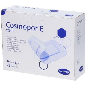 Cerotto Adesivo Cosmopor Strip Sterile In Tessuto Non Tessuto Tampone 1,5 Pretagliato In Strisce 10x8 25 Pezzi