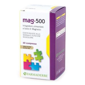 Farmaderbe Mag 500 Integratore Magnesio 60 Compresse