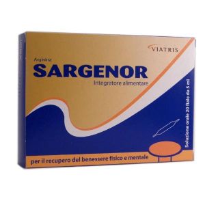 Sargenor 20 Fiale 5ml - Integratore Energetico Potente