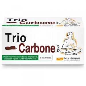 Trio Carbone Plus Integratore Contro Gas Intestinali 40 Compresse