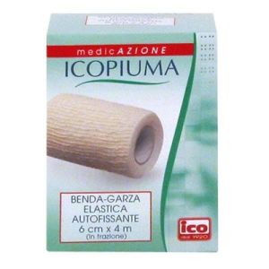 Icopiuma Benda Garza Elastica Autofissante Cm6x4mt 1 Pezzo