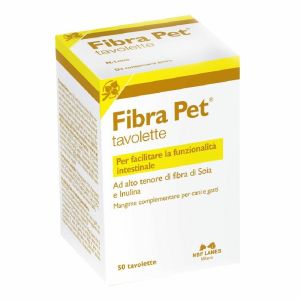 Nbf Lanes Fibra Pet Integratore di Fibre Cani e Gatti 50 Compresse