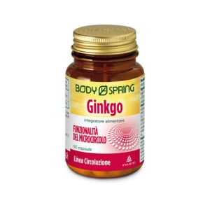 Body Spring Ginkgo Integratore Microcircolo 50 Capsule