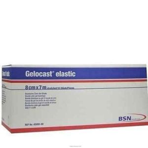 Benda Monoestensibile Elastica Gelocast Gel di Ossido di Zinco 700 X 8 Cm 10 Pezzi