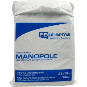 Pb Pharma Manopola Non Saponata In Carta Impermeabile Bianca 100 Pezzi
