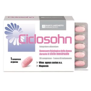 Ciclosohn Integratore Ciclo e Menopausa 30 Compresse