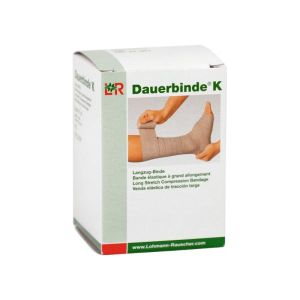 Benda Bielastica Compressiva Eloflex per Patologie Arti Inferiori 12x700cm Color Carne
