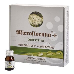 Microflorana F Direct 10 Integratore Benessere Intestinale 20 Flaconcini