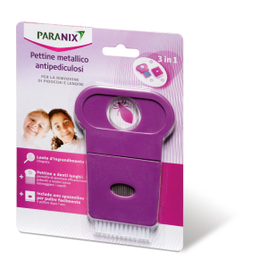 Paranix pettine metallico antipediculosi 3 in 1