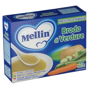 Mellin Brodo Di Verdure 10 Bustine