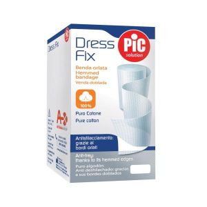 Benda In Garza Idrofila Orlata Pic Dressfix Cm10x10m