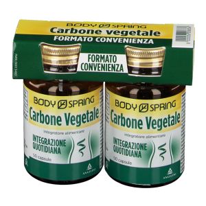 Body Spring Carbone Vegetale Integratore Alimentare 50 Compresse