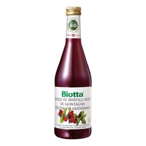 Fior di Loto Biotta Succo di Mirtilli Rossi 500ml