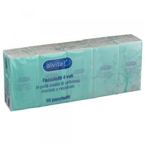 Alvita Fazzoletti di Carta 10 Pezzi