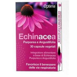 Optima Echinacea Integratore Benessere Vie Respiratorie 30 Capsule Vegetali