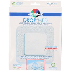 Master Aid Medicazione Adesiva Drop Med 12,5x12,5 5 Pezzi