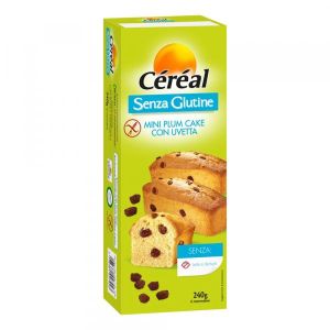 Céréal Plum Cake i Uvetta Senza Glutine 240g
