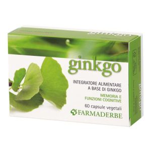Farmaderbe Ginkbo Biloba Integratore Antiossidante 60 Capsule