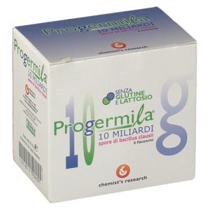 Progermila 10 Miliardi Integratore Benessere Intestinale 6 Flaconcini 10 ml