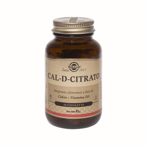 Solgar Cal-D-Citrate Calcium Supplement 60 Tablets