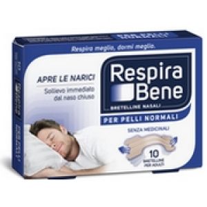 Cerotto Nasale Classico Adulti Respira Bene 10 Pezzi