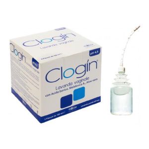 Clogin Lavanda Vaginale 5 Flaconi da 100ml + 5 Cannule Vaginali Monouso
