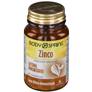 Body Spring Bio Zinco Integratore Difese Immunitarie 60 Compresse