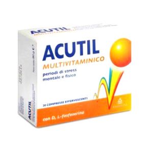 Acutil Multivitaminico Integratore Energetico 20 Compresse Effervescenti