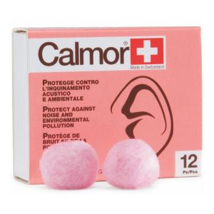 Tappo Auricolare Antisuono In Cera Naturale Calmor 12 Pezzi Codice Articolo 22038