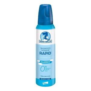 Sano e Bello Shampoo Mousse Rapid Classico Flacone 300ml per Lavaggio Senz'acqua