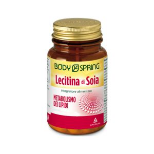 Body Spring Lecitina Di Soia Integratore Metabolismo dei Lipidi 100 Capsule