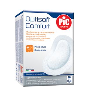 Pic Optisoft Comfort  Medicazione Oculare Adesiva Sterile 95x65mm 10 pezzi