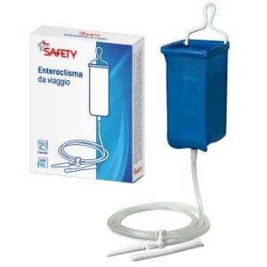 Enteroclisma da Viaggio Klister In Gomma i Cannula Anale e Vaginale 2 Litri