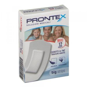 Cerotto Prontex Big Strips Astuccio da 12 Pezzi Formato Maxi