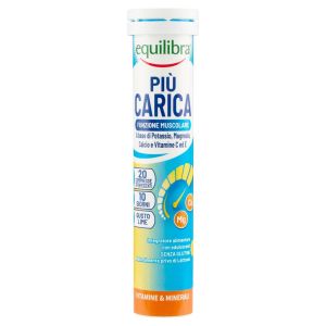 Equilibra Più Carica Integratore Vitamine e Sali Minerali 20 Compresse Effervescenti