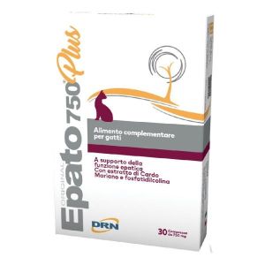 Drn Epato 750 Plus Integratore Funzionalità Epatica Gatti 30 Compresse