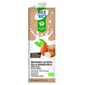 Rice&Rice Drink Bevanda Di Riso Alla Mandorla Biologica Senza Glutine 1 L