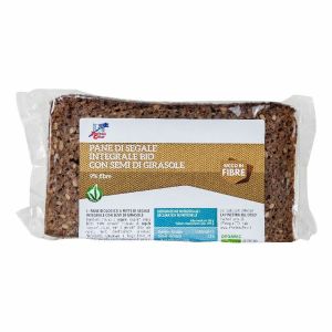 Fsc Biofibre+ Pane di Segale Integrale i Semi di Girasole Biologico Adulti Alto Contenuto di Fibre 500g