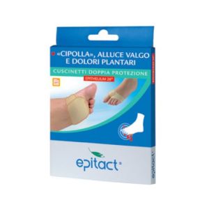 Epitact Cuscinetto Doppia Protezione Per Alluce Valgo E Dolori Plantari Taglia S