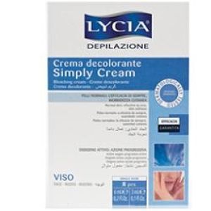Lycia crema decolorante perfect touch viso pelli normali 8 bustine