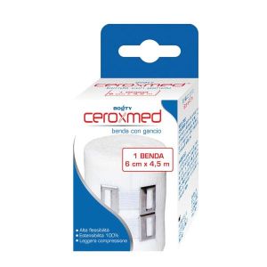 Benda Elastica Ceroxmed 6x450 Cm i Gancio 1 Pezzo