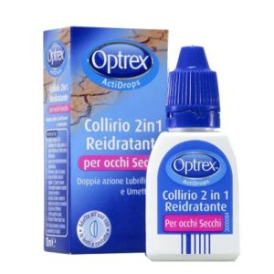 Optrex Actidrops Collirio 2in1 Reidratante Occhi Secchi E Irritatati 10ml