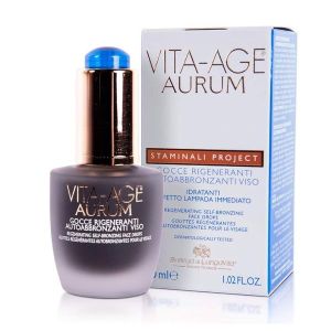 Bottega di Lungavita Vita-age Aurum Gocce Rigeneranti Autoabbronzanti Viso 30ml