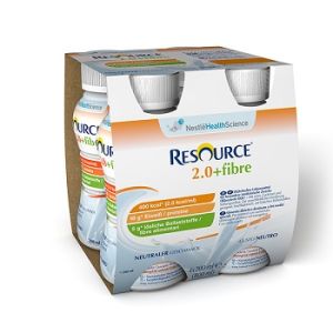 Nestlé Resource 2.0+Fibre Integratore Gusto Neutro 200 ml
