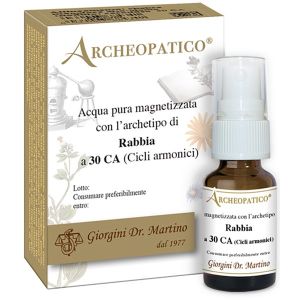Archeopatico Acqua Pura Magnetizzata i Archetipo Rabbia A 30 Cicli Armonici 10ml