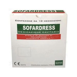 Sofardress Medicazione Cavitaria 10x10cm 10 Pezzi