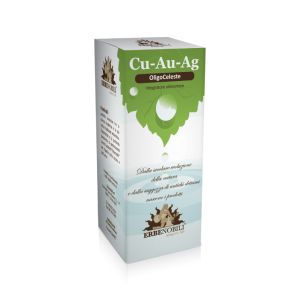 Erbenobili Rame-Oro-Argento (Cu-Au-Ag) Oligoceleste 50 ml